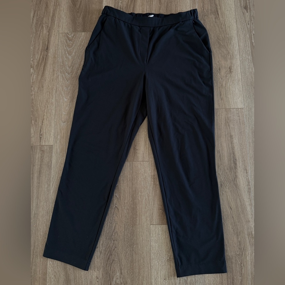Lululemon Black‎ Pull-On Trouser Pants Size 10 Work Casual Discontinued